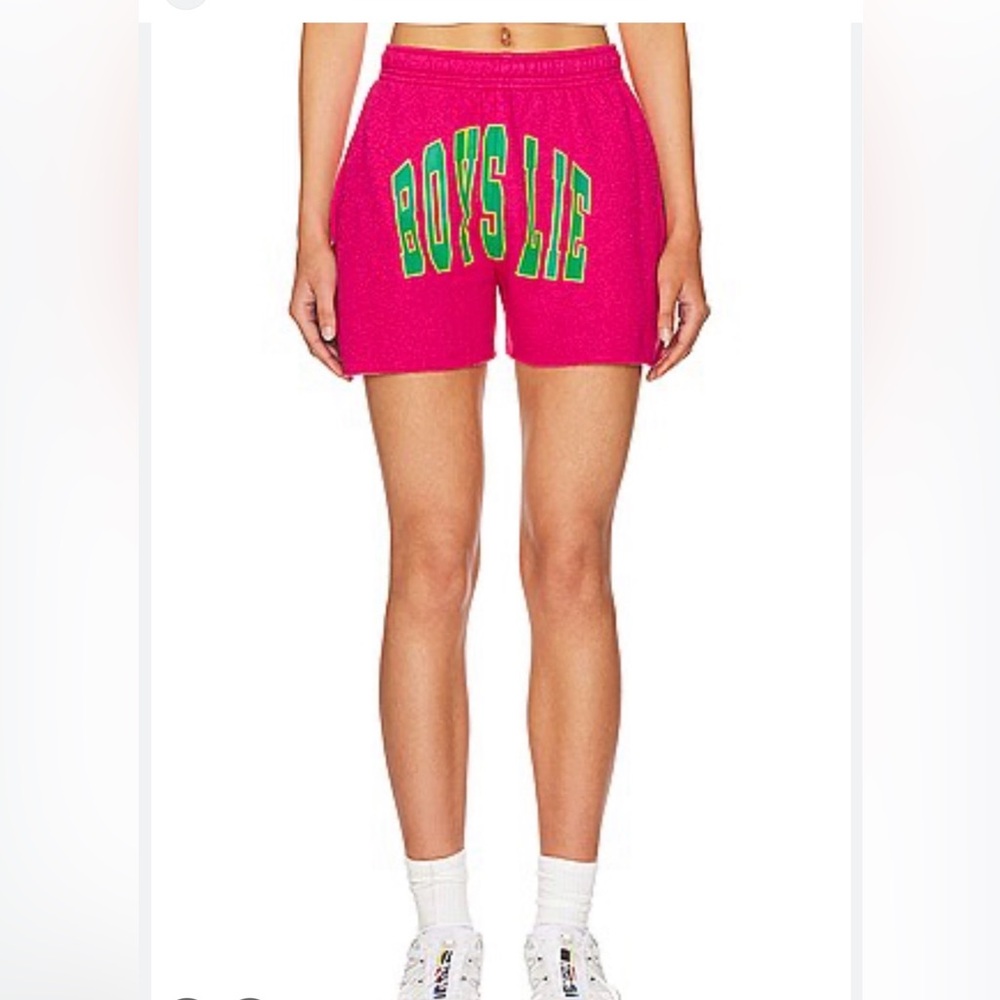 Boys Lie Pink Women's Shorts; worn once